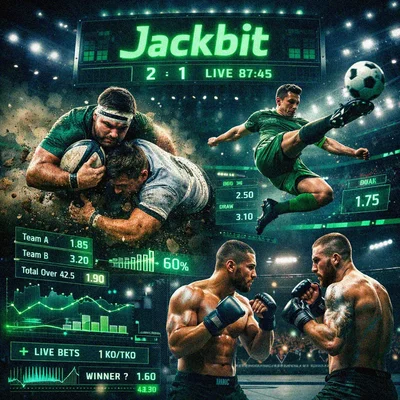 Live sports betting on rugby and MMA